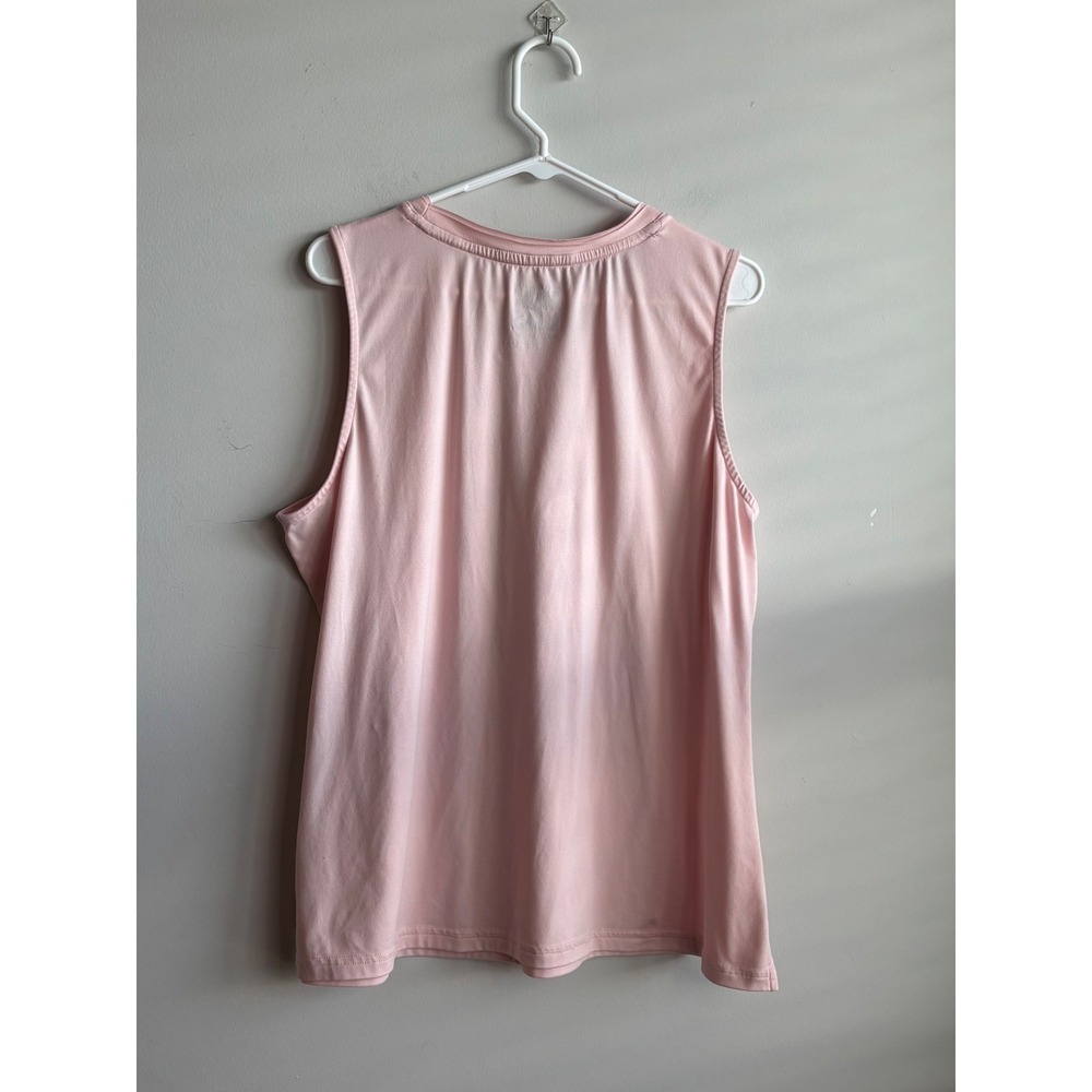 Muk Luks Pink Tank Top Women XL - Picture 7 of 8